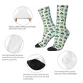 thumbnail image 4 of Honeii Lighthouse Print Adult Socks,Crew Socks,Casual Calf Socks,Daily Wear Socks for Men & Women, Perfect for Sports, Casual and Everyday Use, 4 of 6