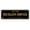Black Gold, variant on Signs ByLITA Standard Reckless Driver Sign (Brushed Gold) - Small