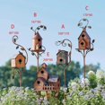 thumbnail image 3 of KOK-Outdoor Birdhouse Birdhouse Garden Stakes Crafts Birdhouses for Wild Birds Terrace Wild Birds Picnic Bird Club Wild Bird D Cabin-0509, 3 of 9