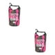 thumbnail image 1 of Greeniant 2L Inflatable Swimming Bag Multifunction Dry Storage Washable Capacity Boating Pouch Large Dustproof Sports Sack Lifebelt Water Camuflaje rojo rosa 11.5x28cm 2piezas, 1 of 6