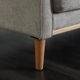 thumbnail image 4 of MAYEERTY Modern Loveseat for Living Room with Waterproof Fabric and USB Charging Ports, 57*32*35"Cream, 4 of 8