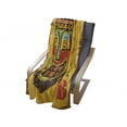 thumbnail image 4 of Tiki Bar Soft Flannel Fleece Blanket, Way to Tiki Club Vintage Poster Design Retro Grunge Polynesian Exotic Retro Print, Cozy Plush for Indoor and Outdoor Use, 70" x 90", Multicolor, by Ambesonne, 4 of 6