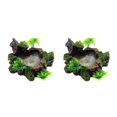 thumbnail image 1 of ZheElen Resin Versatile Reptile Food Water Dish For Range Of Reptile Habitats Firm And Stable Easy To Clean 2Set, 1 of 6