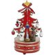 thumbnail image 1 of Caja de música de carrusel navideño con 4 figuras, árbol de Navidad de madera, tiovivo, regalo festivo, decoración navideña para el hogar., 1 of 4