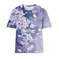 thumbnail image 4 of Fiudx Camisetas para Mujer Camiseta de Manga Corta con Cuello Redondo y Estampado Informal para Mujer, 4 of 4
