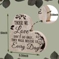 thumbnail image 3 of 2 Pieces Sympathy Gift Loss of Father Gift Loss of Loved One Bereavement Memorial Gift Father's Day Memorial Sign in Memory of Dad Remembrance Sign for Home Living Room Table Centerpiece Decor, 3 of 7