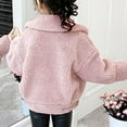 thumbnail image 3 of AINIYS Toddler Girls Boys Fleece Jacket Zip Up Teddy Jacket Kids Sherpa Winter Coat Baby Boy Warm Jacket Fluffy Sweater Coat, 3 of 3