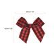 thumbnail image 2 of 30Pcs Mini Lazo de Cinta Gingham 1.5" Cinta de Tela a Cuadros de Satén para Manualidades Negro y Rojo, 2 of 6