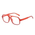 thumbnail image 1 of BotaniNest **Product Title:** Retro Double Bridge Oversized Blue Light Blocking Glasses For And, 1 of 3