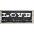 thumbnail image 2 of Greene, Taylor 14x8 White Modern Wood Framed Museum Art Print Titled - LOVE SPREAD, 2 of 4