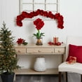 thumbnail image 5 of Nearly Natural Amaryllis Christmas Floral Garland, 60" (Red), 5 of 7