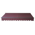 thumbnail image 6 of ALEKO 20' x 10' Retractable Motorized Black Frame Patio Awning, Burgundy Color, 6 of 8