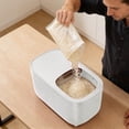 thumbnail image 4 of zhangmingg Airtight Dry Food Storage Container with Dispenser for Rice Cereals and Pet Food, 4 of 4