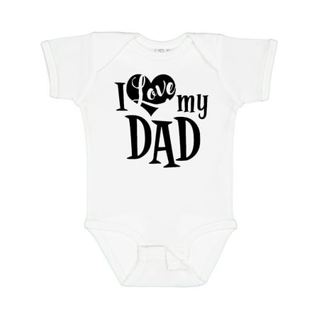 

Inktastic I Love My Dad Gift Baby Boy or Baby Girl Bodysuit