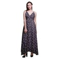 thumbnail image 1 of Bimba Robe Longue Maxi de Plage à Imprimé Floral pour Femme à Bretelles Tenue de Villégiature d'Été-TP, 1 of 4