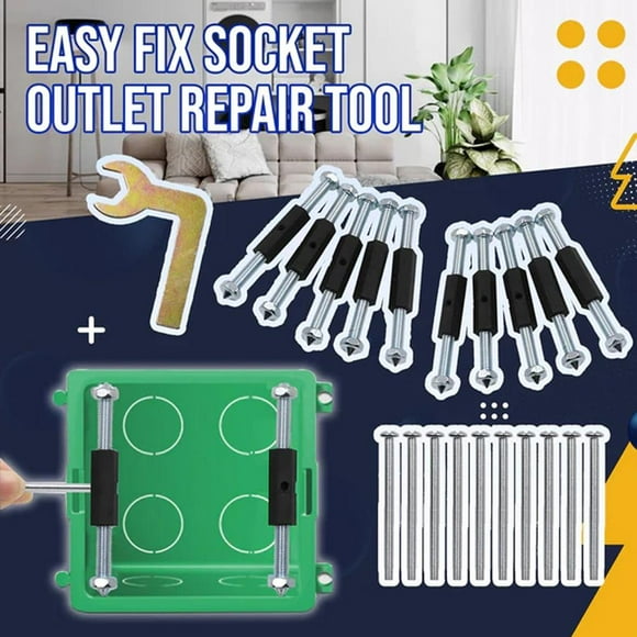 Reparador de cajas de conexiones, reparador de tomacorrientes de pared tipo 86, reparador de cajas eléctricas Mejore su experiencia