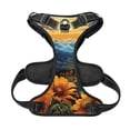 thumbnail image 5 of Lsque Sunset Sky Sunflower Dog Harness, No-Pull Pet Harness with 2 Leash Clips, Adjustable Soft Padded Dog Vest with Easy Control Handle for Large Dogs-Large, 5 of 9