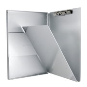 Saunders Metal Form Holder, A, Side Privacy Cover, Low Profile Clip, Letter, Silver