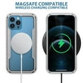 thumbnail image 5 of Case for iPhone 15 Pro Max, Clear Magnetic Phone Case Compatible with MagSafe, Anti-Scratch Shockproof Transparent Protective Cover Support Wireless Charging for iPhone 15 Pro Max, Gray, 5 of 10
