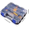 thumbnail image 5 of Double-Side Small Parts Storage Case, 34 Compartments Hardware Organizer Box with Removable Plastic Dividers for Screws Nuts Nails Bolts, 5 of 5