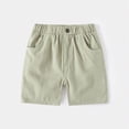 thumbnail image 4 of NOLDARES Shorts for Toddler Boy Pull On Short Elastic Waistband Boys Summer Active Shorts with Pockets Clothes(Light Green,3-4 Years), 4 of 4