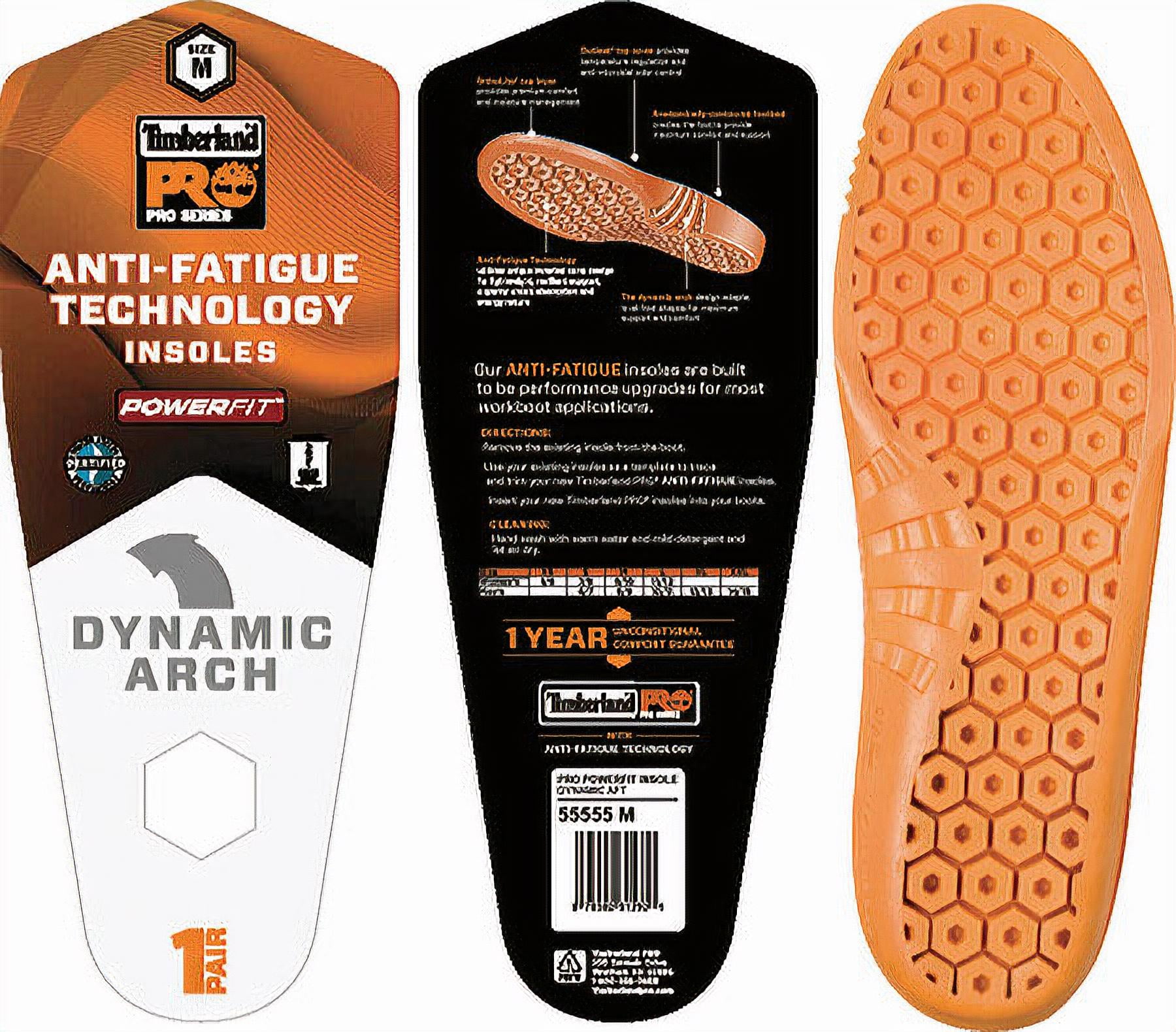 Anti Fatigue Technology Replacement Insole Men Shoe Insert Shock Absorber Medium 
