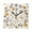 Black, variant on Flowers and Birds Pattern Wall Clock Square Clock Decoration Creative Clock Dual Use Black Pointer 7.78in