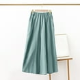 thumbnail image 2 of Bovxnpu Plus Size Pants For Women, Women Boho Bagyy Wide Leg High Smocked Waist Casual Loose Lounge Pant with Pocket, Women's Loose Casual Pants Long Pants Free Size, 2 of 6