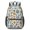 Pioneer Flower Floral Print Pattern-2, variant on Pioneer Flower Floral Print Pattern 17" School Backpacks for Teens,Waterproof Oxford Fabric,S-Shape Padded Straps for School,Travel,Hiking,Camping