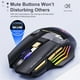 thumbnail image 5 of Ratón GW-X7 de 7 botones, 2,4 GHz, recargable, RGB, inalámbrico, silencioso, ergonómico, para juegos, PC, oficina, 5 of 8