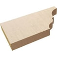 thumbnail image 6 of Ekena Millwork 2"W x 8"H x 16"L Asheboro Woodgrain TimberThane Rafter Tail, Primed Tan, 6 of 6