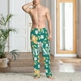 thumbnail image 5 of Uemuo Happy Mother's Day1 Pattern Men's Wide Leg Palazzo Lounge Pants with Pockets Light Weight Loose Comfy Casual Pajama Pants-X-Large, 5 of 9