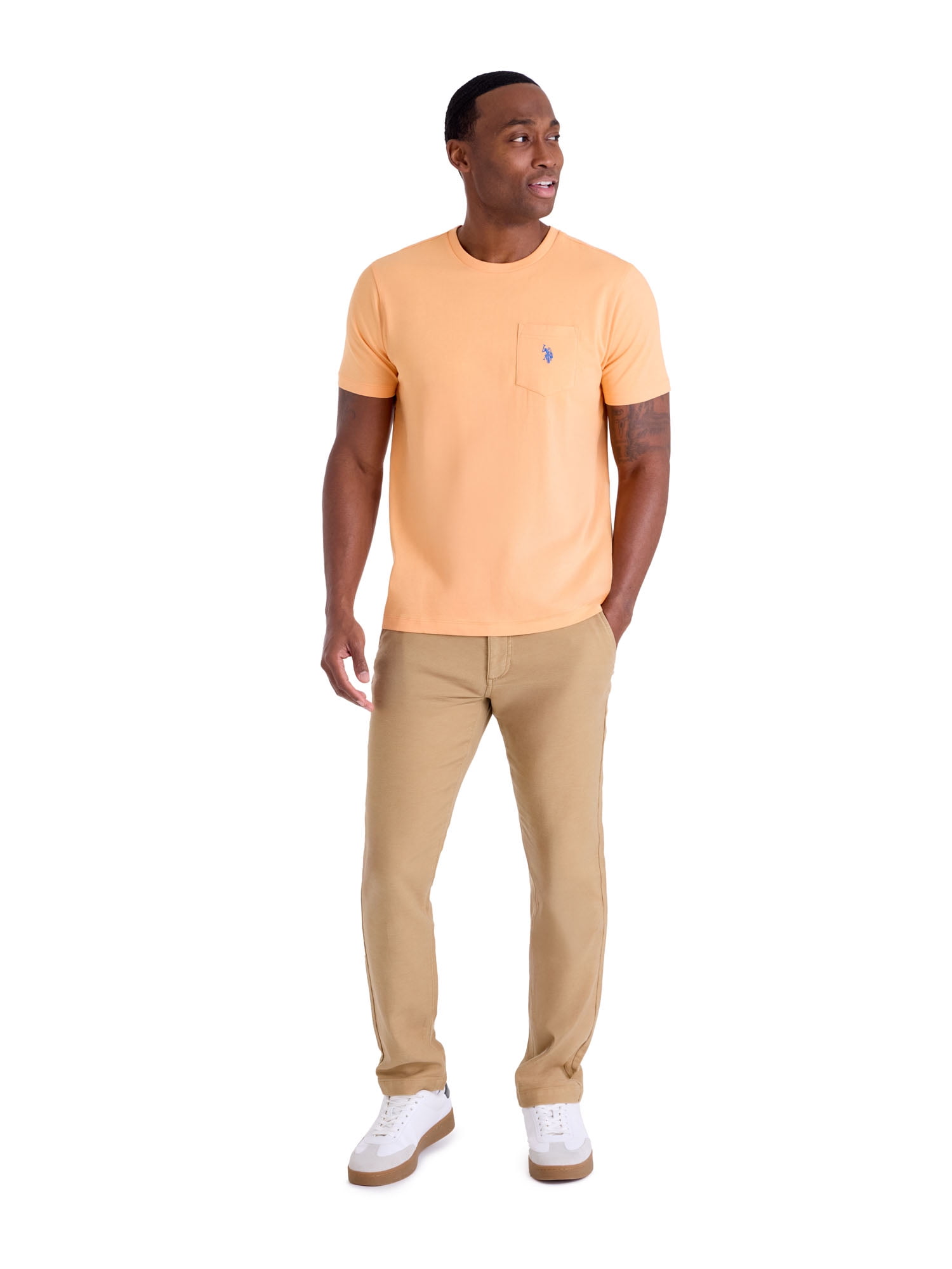 U.S. Polo Assn. Men's Short Sleeve Crew Neck Pocket T-Shirt