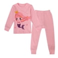 thumbnail image 1 of Pyjamas en Mélange de Coton pour Garçons et Filles Ensemble Haut à Manches Courtes avec Pyjama 2 Pcs, 1 of 6