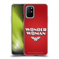 thumbnail image 1 of Head Case Designs Officially Licensed Wonder Woman DC Comics Logos Text Soft Gel Case Compatible with OnePlus OnePlus 8T 5G, 1 of 7