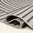thumbnail image 6 of JONATHAN Y SAVANNAH 5 x 8 Area Rug, Arielle Curve Stripe Machine-Washable Reversible - Dark Gray/Cream, SVH109A-5, 6 of 7