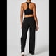 thumbnail image 5 of Pantalones de Pijama con Cordón para Mujer, Pierna , Informales, Cómodos, para Descansar y Hacer Yoga Negro M, 5 of 8