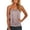 Coffee, variant on Womens Strapless Tube Top Pleated Blouson Style Casual Sleeveless Camisole for Daily Layering,S