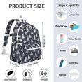 thumbnail image 6 of Siberian Husky Backpack for School,Cute School Bag,Schoolbag with Adjustable Shoulder Straps & Padded Back,13.4"x11"x4.7", 6 of 6