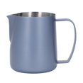 thumbnail image 1 of Thick Stainless Steel Milk Frothing Pitcher Mouthpiece Milk Frother Steaming Pitcher 450ml Royal Blue, 1 of 4