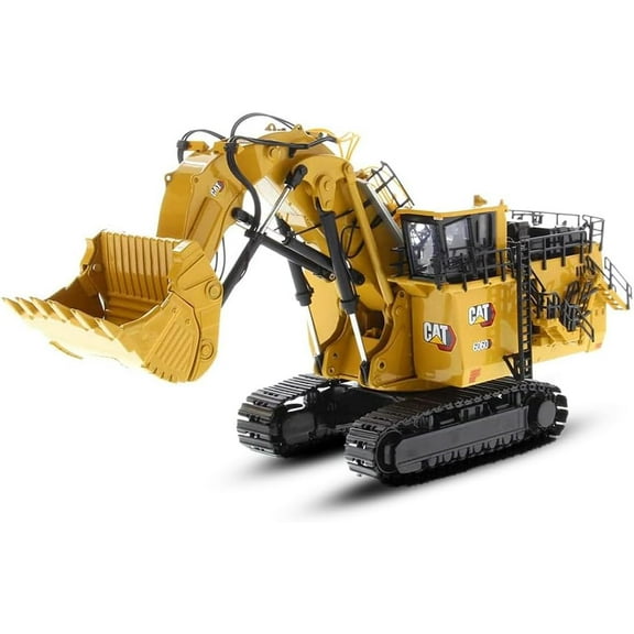 Diecast Masters 1:87 Caterpillar 6060 Hydraulic Mining Shovel, HO Scale Series Cat Trucks & Construction Equipment | 1:87 Scale Model Diecast Collectible Model 85650