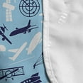thumbnail image 4 of Airport Microwave Oven Cover, Aviation Themed Continuous Pattern with Aerial Crafts Print, Water Resistant Organizer with Pockets for Kitchen, 36" x 12", Sky Blue Indigo, by Ambesonne, 4 of 4
