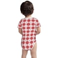 thumbnail image 6 of Rocae Plaid Heart for Baby Climbing Clothes Soft Baby Romper for Active Infants Comfortable and Breathable Crawling Jumpsuit Unisex Baby Outfit 9M, 6 of 8