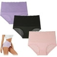 thumbnail image 7 of Evella Leak Proof Panties, Evella Leakproof Underwear,Ladies Underwear With Incontinence Comfortable for Women 55+ (3Pcs-C, XX-Large), 7 of 7