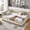 Beige, variant on GAKMCIL Full Size Upholstered Tufted Bed Frame, Velvet Fabric, Sofa Bed Frame with Comfortable Backrest and Armrests, Full Size Bed for Bedroom, Living Room, Beige (80.5''*59''*30.5'')