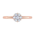 thumbnail image 3 of 1/3 Carat Diamond Cluster Engagement Ring Band in 14K Rose Gold (Ring Size 10) (I1-I2 Clarity), 3 of 4