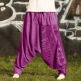 thumbnail image 2 of Zszcpp Pantalons de Travail Hommes Printemps Automne Personnalité Type Ample Modèles Style Ethnique Pantalons Longs Décontractés, 2 of 7