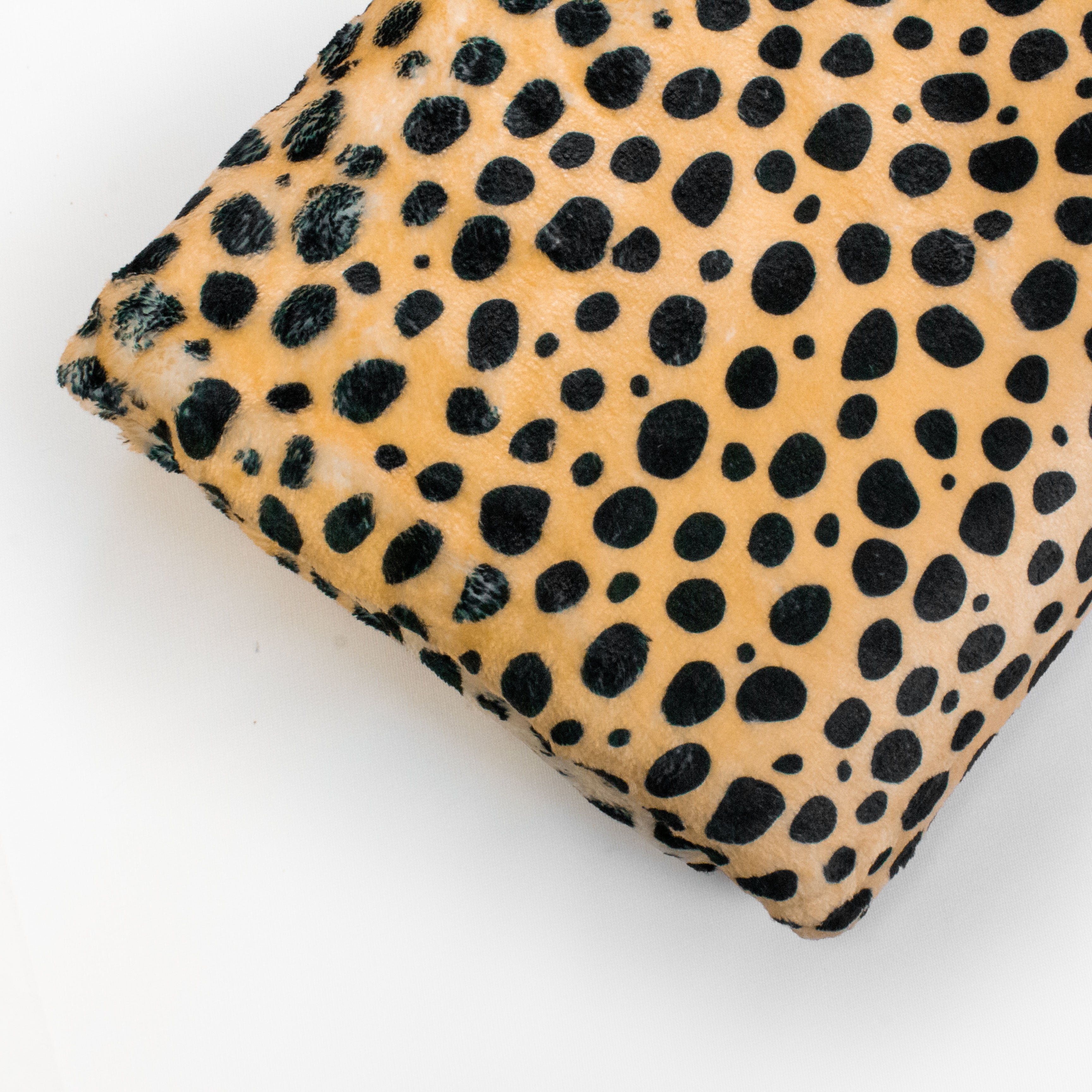 Everything Comfy Cheetah Print Decorative Throw Blanket, 30" X 40", Natural