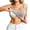 Beige, variant on Women's Ribbed Shelf Bra Camisole Summer Soft Square Neck Sleeveless Undershirt Stretch Comfy House Loungewear Gray