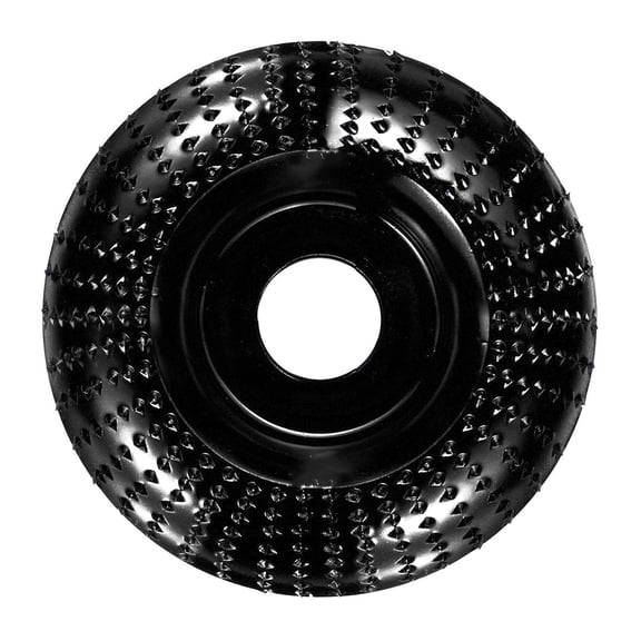 Angle Grinder Disc, Tungsten Carbide Grinding Wheel for Sanding, Shaping & Polishing, 100mm Diameter Abrasive Cutter, High Wear-Resistance for Woodworking & Non-Metal Surfaces, 1Pc(Black,3.9x3.9")